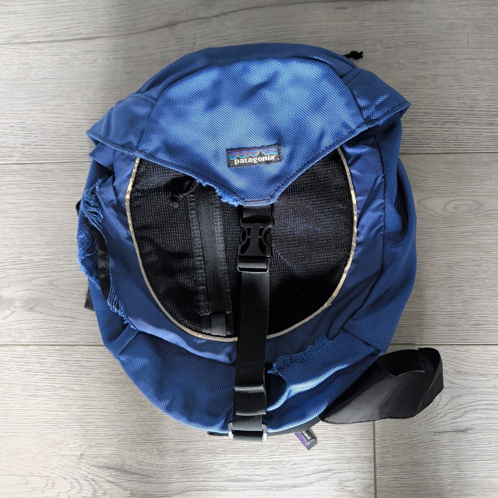 VTG Patagonia Mens Sling Bag 15" Blue Orbiter‎ Sling Sling Bag Round Made In USA